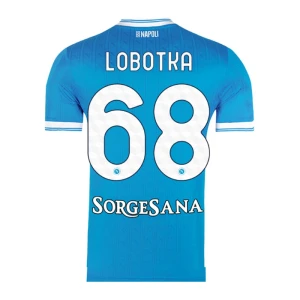 Maglia Calcio SSC Napoli Lobotka #68 2025-26 Prima Uomo