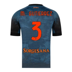 Maglia Calcio SSC Napoli M. Gutierrez 3 Halloween 2025-26 Prima Uomo