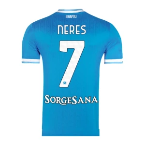 Maglia Calcio SSC Napoli Neres #7 2025-26 Prima Uomo