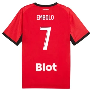 Maglia Calcio Stade Rennais FC Embolo #7 2026-27 Prima Uomo
