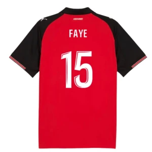 Maglia Calcio Stade Rennais FC Faye #15 2025-26 Prima Uomo