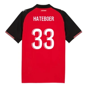 Maglia Calcio Stade Rennais FC Hateboer #33 2025-26 Prima Uomo