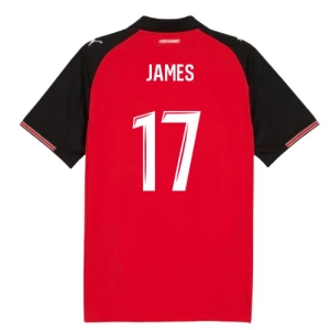 Maglia Calcio Stade Rennais FC James Rodríguez #17 2025-26 Prima Uomo