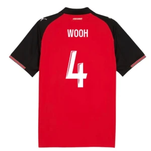 Maglia Calcio Stade Rennais FC Wooh #4 2025-26 Prima Uomo