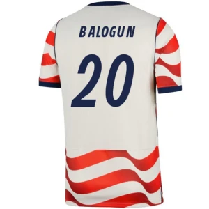 Maglia Calcio Stati Uniti Balogun #20 Mondiali 2026 Prima Uomo