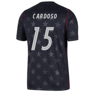 Maglia Calcio Stati Uniti Cardoso #15 Mondiali 2026 Trasferta Uomo