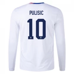 Maglia Calcio Stati Uniti Christian Pulisic #10 Copa America 2024 Prima Uomo Manica Lunga