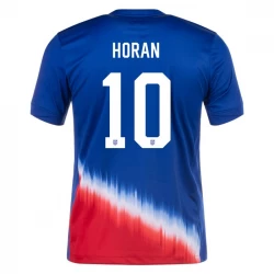 Maglia Calcio Stati Uniti Horan #10 Copa America 2024 Trasferta Uomo