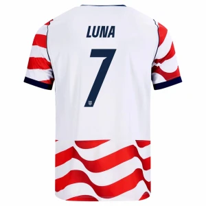 Maglia Calcio Stati Uniti Luna #7 Mondiali 2026 Prima Uomo