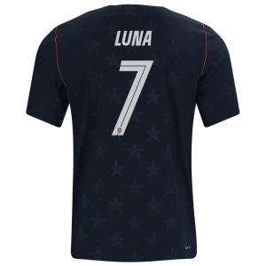 Maglia Calcio Stati Uniti Luna #7 Mondiali 2026 Trasferta Uomo