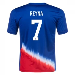 Maglia Calcio Stati Uniti Reyna #7 Copa America 2024 Trasferta Uomo