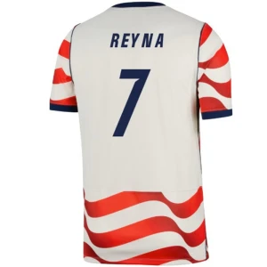 Maglia Calcio Stati Uniti Reyna #7 Mondiali 2026 Prima Uomo