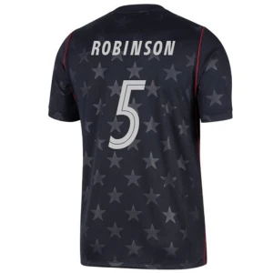 Maglia Calcio Stati Uniti Robinson #5 Mondiali 2026 Trasferta Uomo