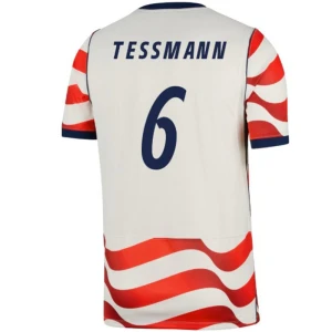 Maglia Calcio Stati Uniti Tessmann #6 Mondiali 2026 Prima Uomo