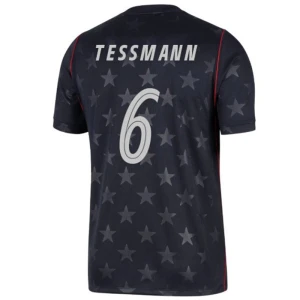 Maglia Calcio Stati Uniti Tessmann #6 Mondiali 2026 Trasferta Uomo