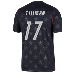 Maglia Calcio Stati Uniti Tillman #17 Mondiali 2026 Trasferta Uomo