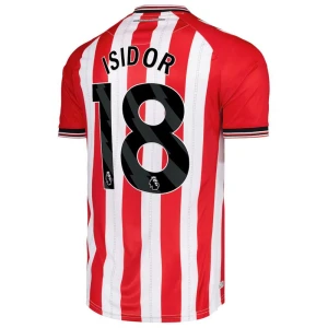 Maglia Calcio Sunderland AFC Isidor #18 2025-26 Prima Uomo