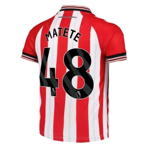 Maglia Calcio Sunderland AFC Matete #48 2025-26 Prima Uomo