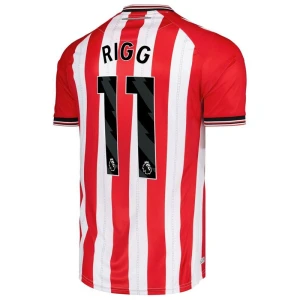 Maglia Calcio Sunderland AFC Rigg #11 2025-26 Prima Uomo
