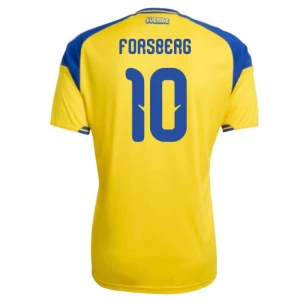 Maglia Calcio Svezia Forsberg #10 Mondiali 2026 Prima Uomo