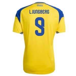 Maglia Calcio Svezia Ljungberg #9 Mondiali 2026 Prima Uomo