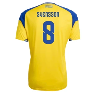 Maglia Calcio Svezia Svensson #8 Mondiali 2026 Prima Uomo