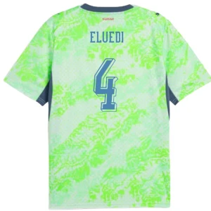 Maglia Calcio Svizzera Elvedi #4 Mondiali 2026 Trasferta Uomo