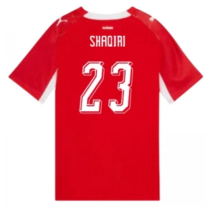 Maglia Calcio Svizzera Shaqiri #23 Mondiali 2026 Prima Uomo