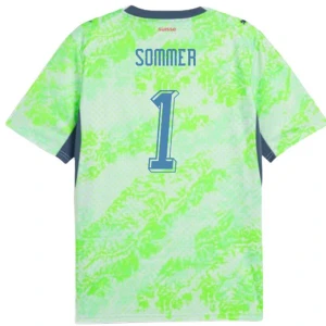Maglia Calcio Svizzera Yann Sommer #1 Mondiali 2026 Trasferta Uomo