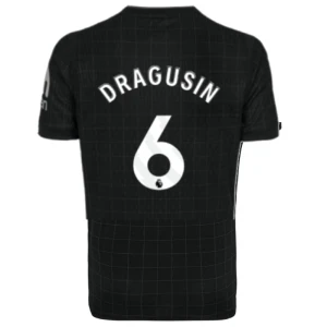 Maglia Calcio Tottenham Hotspur 2025-26 Dragusin #6 Trasferta Uomo