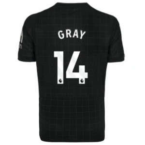 Maglia Calcio Tottenham Hotspur 2025-26 Gray #14 Trasferta Uomo