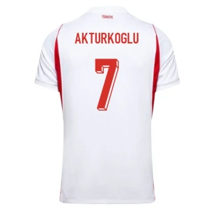 Maglia Calcio Turchia Akturkoglu #7 Mondiali 2026 Trasferta Uomo