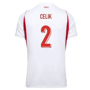 Maglia Calcio Turchia Celik #2 Mondiali 2026 Trasferta Uomo