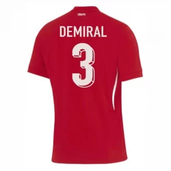 Maglia Calcio Turchia Demiral #3 Europei 2024 Trasferta Uomo