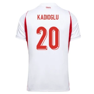 Maglia Calcio Turchia Kadioglu #20 Mondiali 2026 Trasferta Uomo