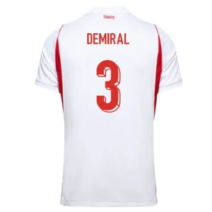Maglia Calcio Turchia Merih Demiral #3 Mondiali 2026 Trasferta Uomo