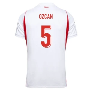 Maglia Calcio Turchia Ozcan #5 Mondiali 2026 Trasferta Uomo