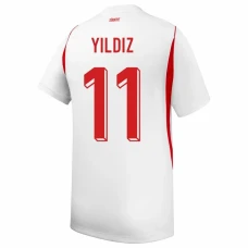 Maglia Calcio Turchia Yildiz #11 Mondiali 2026 Trasferta Uomo
