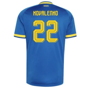 Maglia Calcio Ucraina 2026 Kovalenko #22 Trasferta Uomo