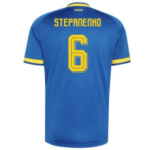 Maglia Calcio Ucraina 2026 Stepanenko #6 Trasferta Uomo