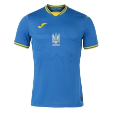 Maglia Calcio Ucraina Europei 2024 Trasferta Uomo