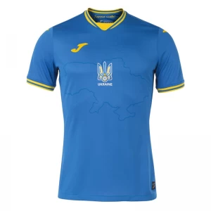Maglia Calcio Ucraina Europei 2024 Trasferta Uomo