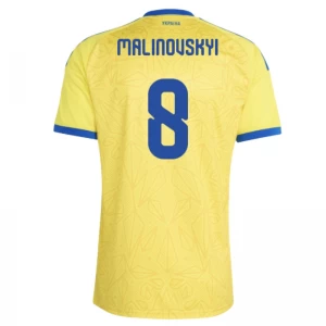 Maglia Calcio Ucraina Malinovskyi #8 2026 Prima Uomo