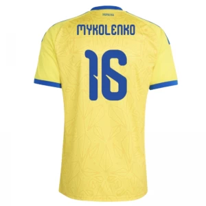 Maglia Calcio Ucraina Mykolenko #16 2026 Prima Uomo