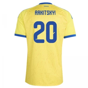Maglia Calcio Ucraina Rakitskyi #20 2026 Prima Uomo