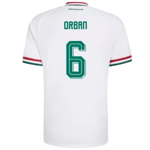 Maglia Calcio Ungheria 2026 Orban #6 Trasferta Uomo