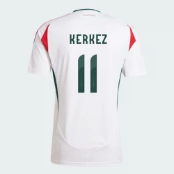 Maglia Calcio Ungheria Milos Kerkez #11 Europei 2024 Trasferta Uomo