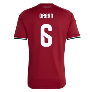 Maglia Calcio Ungheria Orban #6 2026 Prima Uomo