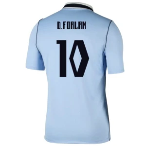 Maglia Calcio Uruguay D. Forlan #10 Mondiali 2026 Prima Uomo