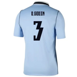 Maglia Calcio Uruguay D. Godin #3 Mondiali 2026 Prima Uomo